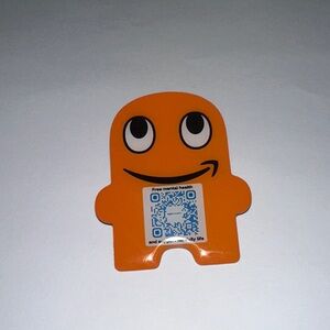 Amazon Orange Smiley QR Brooch - Women Jewelry Brooches